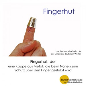 Fingerhut - Wortschatz Deutsch Bilder